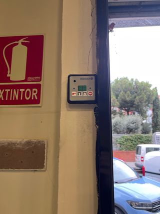 Puerta automatica cristal