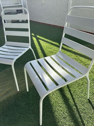Silla de metal