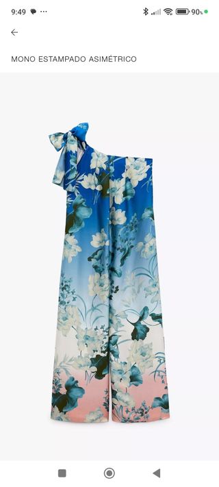 Mono estampado asimétrico Zara