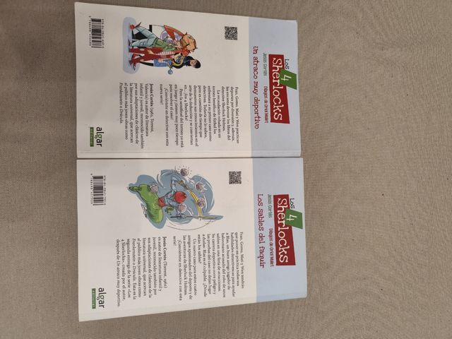 Los 4 Sherlocks. Lote libros