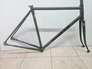 Cuadro y horquilla acero bikepaking 