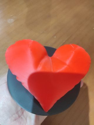 Corazón con soporte