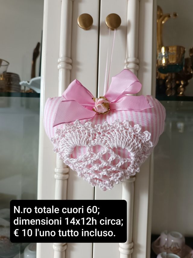 Bomboniere a cuore fatte a mano