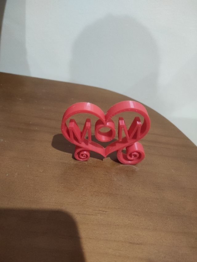 Corazón mom" mamá"