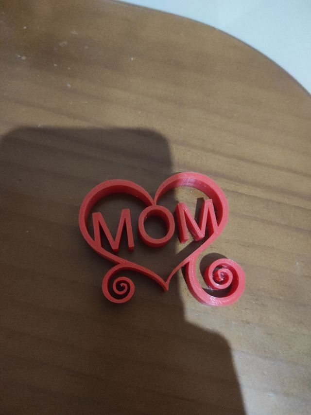 Corazón mom" mamá"