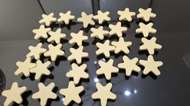 Tiradores madera muebles INFANTIL estrella 