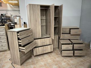 CONJUNTO DE MUEBLES PARA DORMITORIO ✅