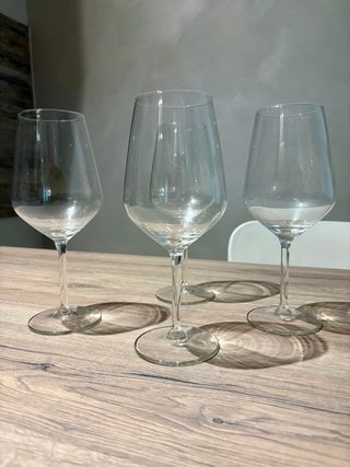 Set 4 calici vino nuovi bialetti