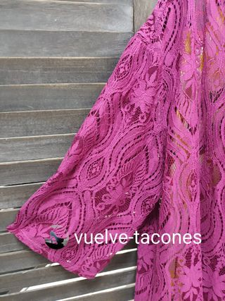Kimono buganvilla de encaje * Made In Italy* OVER 