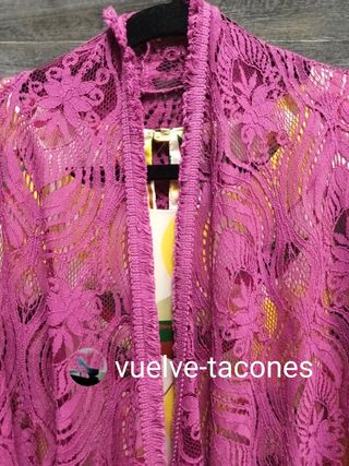 Kimono buganvilla de encaje * Made In Italy* OVER 