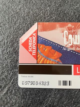 Carta Scheda telefonica 5.000 Lire