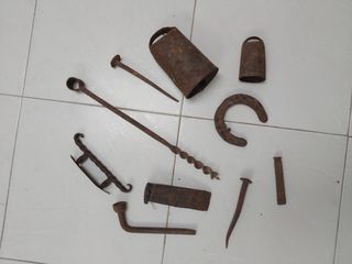 Lote objetos antiguos