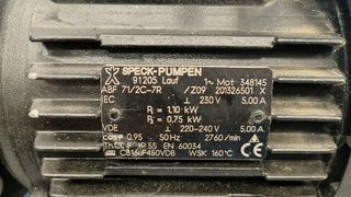 Bomba de piscina monofásica SPECK-PUMPEN D-91233 N