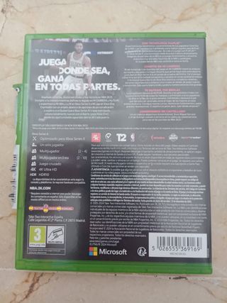 Xbox series X one juego 2k25