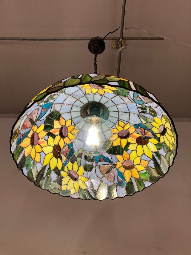 Lampadario cupola Tiffany