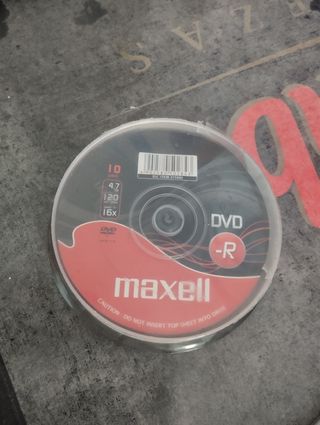 Tarrina DVD -R virgen