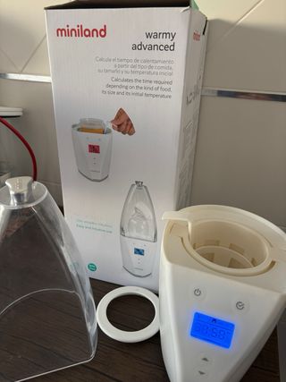 Calientabiberones y esterilizador digital