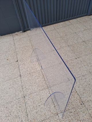 Mampara separadora metacrilato