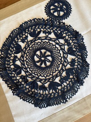 Sottopiatti e sottobicchieri uncinetto 