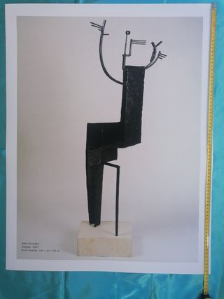 ARTE. ESCULTURA. JULIO GLEZ. PÓSTER