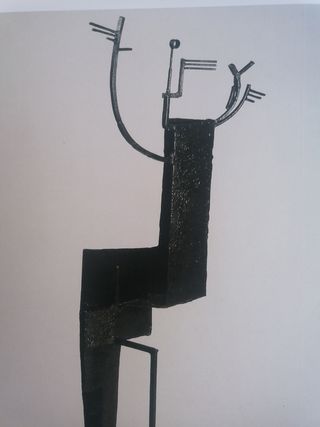 ARTE. ESCULTURA. JULIO GLEZ. PÓSTER