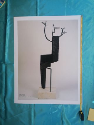 ARTE. ESCULTURA. JULIO GLEZ. PÓSTER