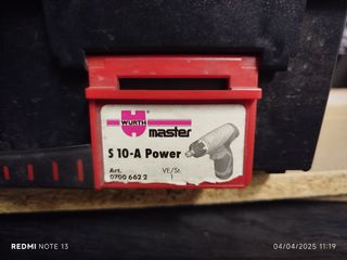 Wurth master s10 a power