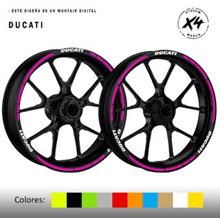 Pegatinas llantas Ducati