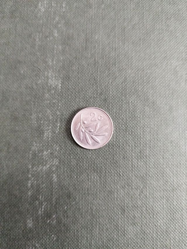 Moneda 2 centavos Malta 1993