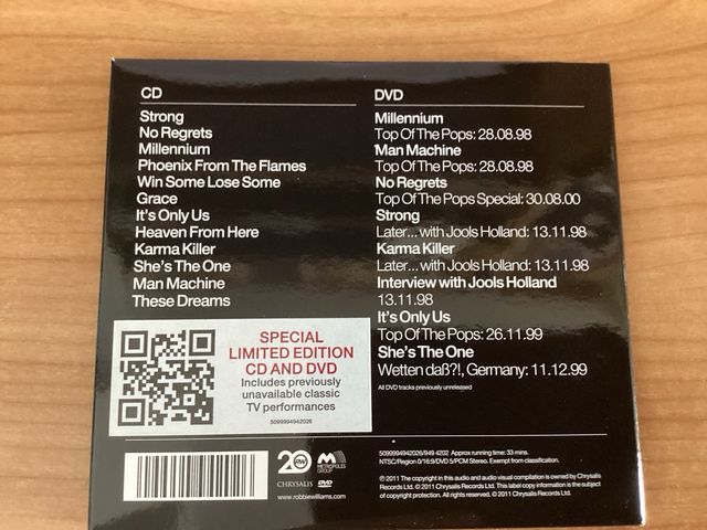 ROBBIE WILLIAMS. I’VE BEEN EXPECTING YOU. CD/DVD