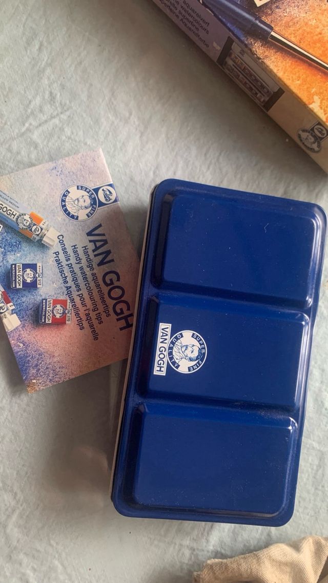 ACUARELA VAN GOGH + Laminas postales