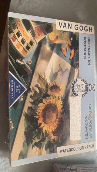 ACUARELA VAN GOGH +  Laminas postales