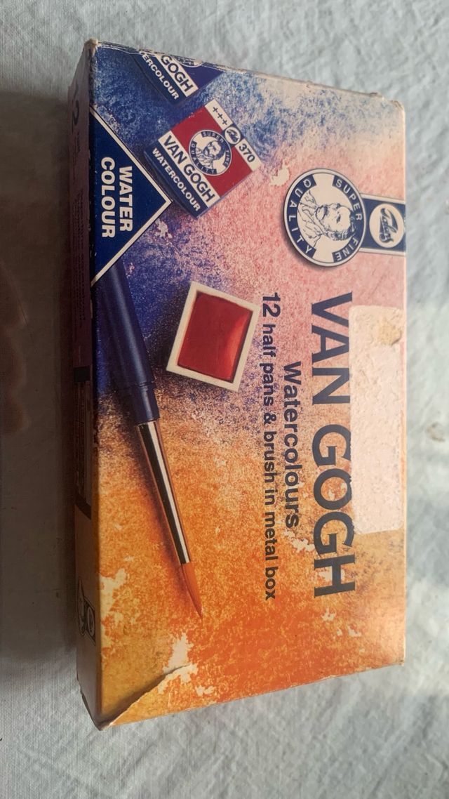 ACUARELA VAN GOGH + Laminas postales