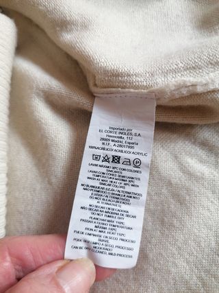Jersey de punto fino El Corte inglés