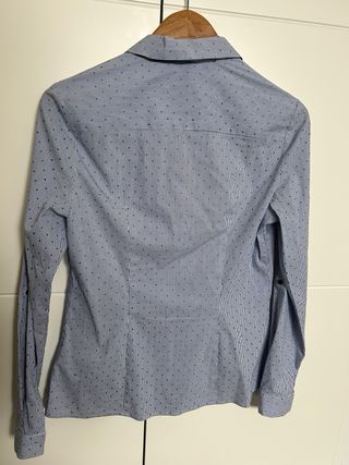 Camisa azul de puntos de Orsay