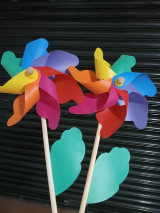 Molinillos de viento colores