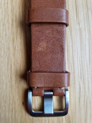 Correa de piel para reloj, de 22 mm