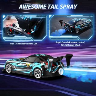 Auto da corsa telecomandata per 3-8 bambini (blue)