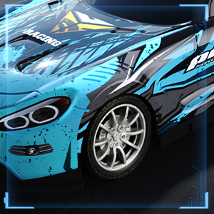 Auto da corsa telecomandata per 3-8 bambini (blue)