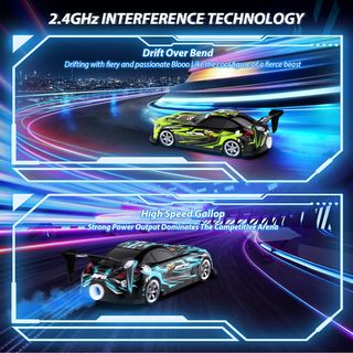 Auto da corsa telecomandata per 3-8 bambini (blue)