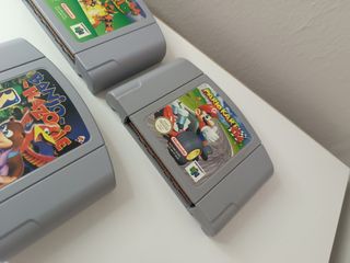 Mario Kart, Banjo, y Super Mario 64. N64