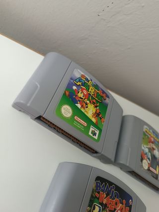 Mario Kart, Banjo, y Super Mario 64. N64