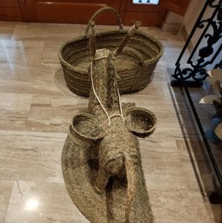 Burrito esparto medida de 50x35x70 cm