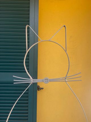 Portavaso a forma di gatto