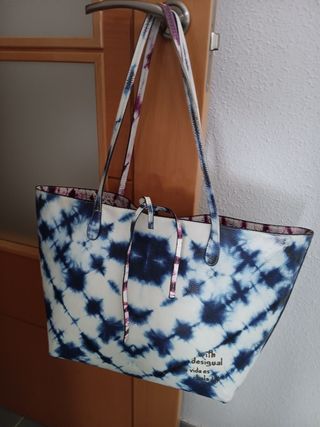 Bolso de piel Desigual, reversible 
