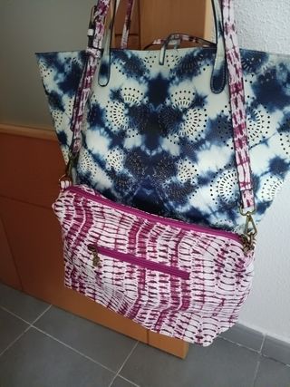 Bolso de piel Desigual, reversible 