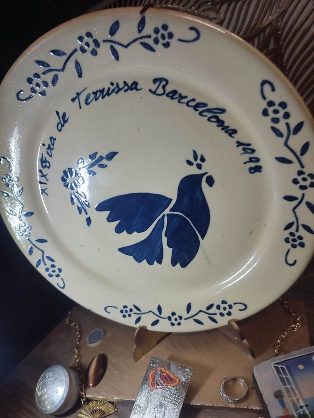 XIX Fira de Terrissa Barcelona 1998 Plato Cerámica