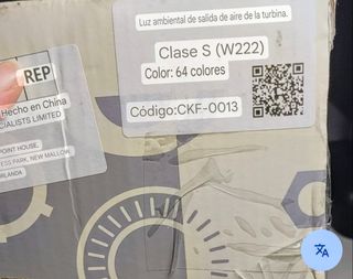 Rejillas de ventilación con luz LED para Mercedes