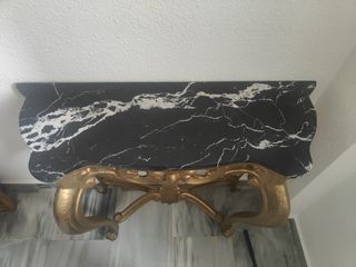 Recibidor PAN DE ORO y MÁRMOL