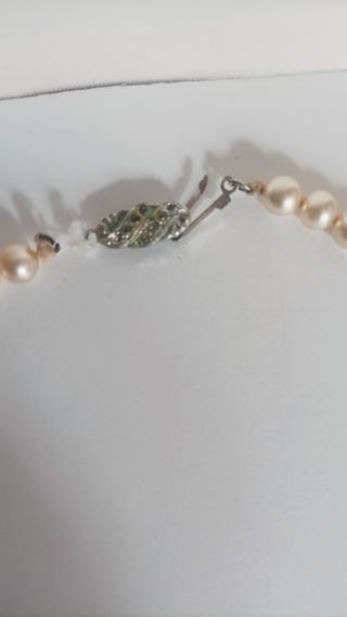 Collar perlas bisutería